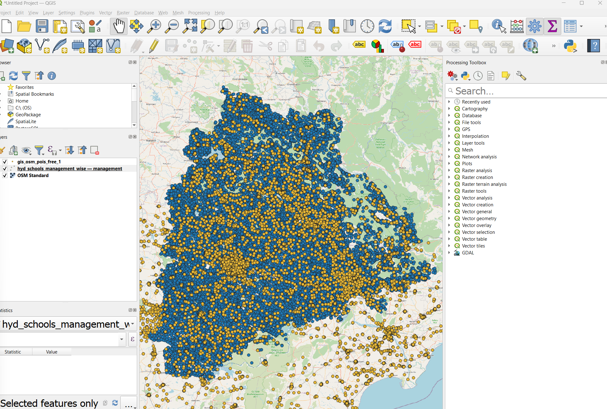 Digital Urban Workshop 3 QGIS   All Points 